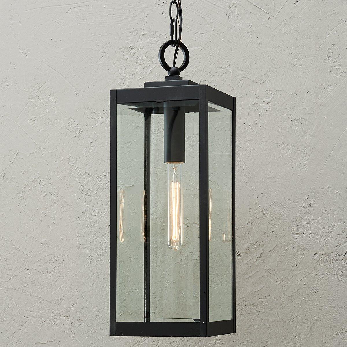 Maddox Beveled Outdoor Hanging Lantern | Shades of Light