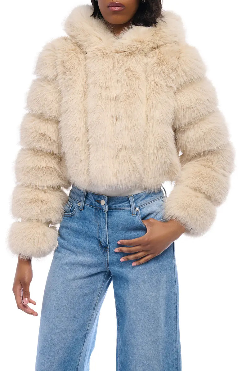 AZALEA WANG Jolene Hooded Faux Fur Jacket | Nordstrom | Nordstrom