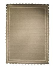 9x13 wool scottie hand tufted scalloped edge area rug | TJ Maxx