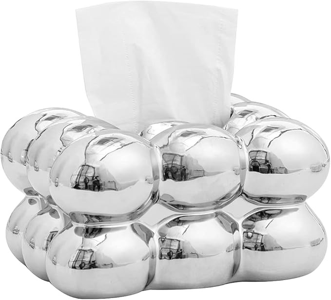 Anding Ceramic Tissue Box, Ashtray, Candle Holder, Vase Bathroom Vanity Top Ceramic Abstract Home... | Amazon (US)