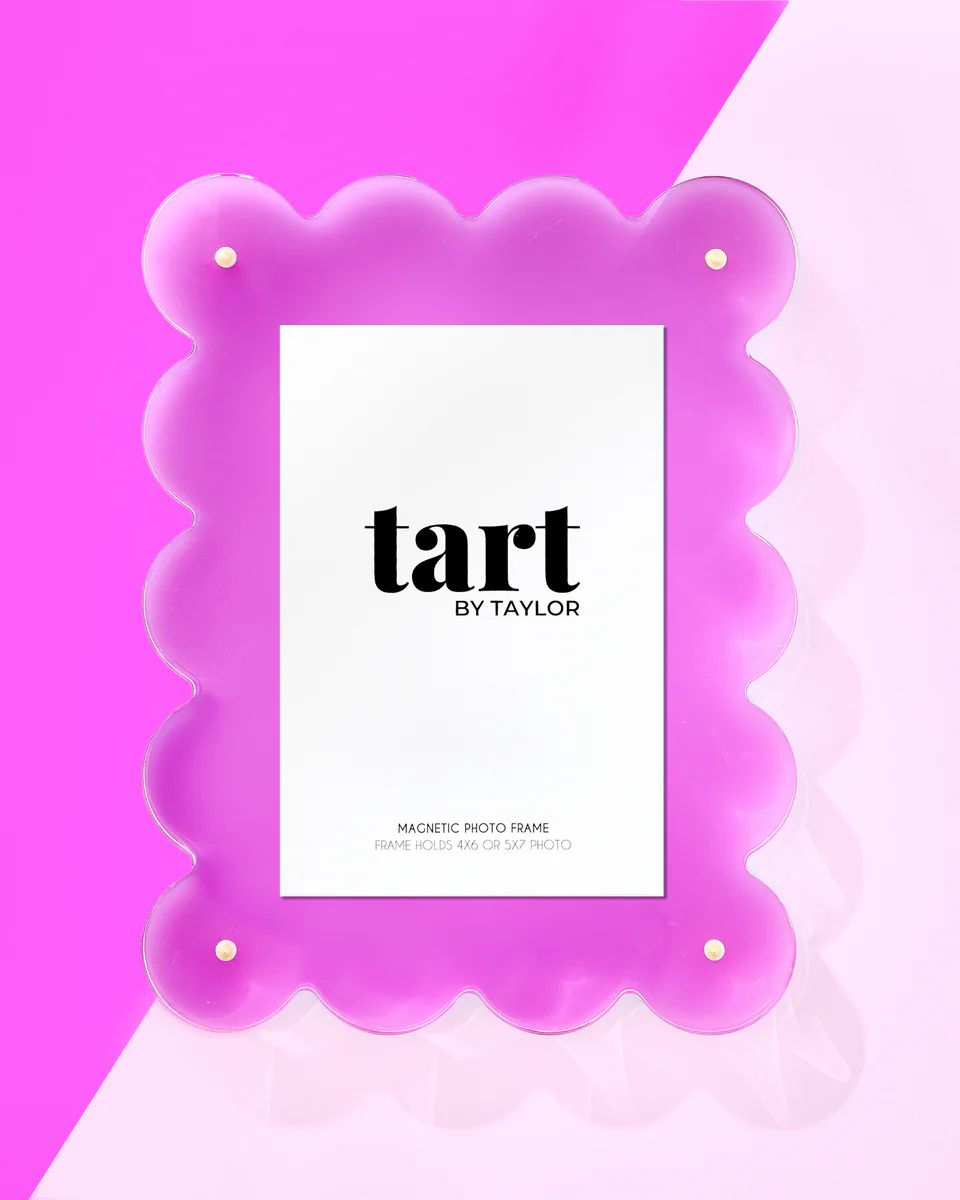 Fuchsia Acrylic Picture Frame | Tart By Taylor