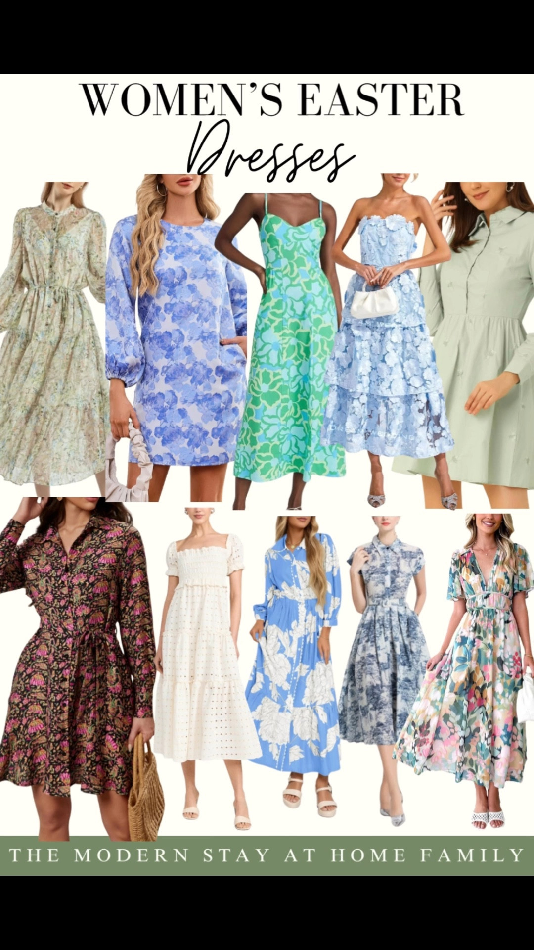 Spring is here and I’m sharing the prettiest women’s Easter dresses that are perfect for church, brunch, family photos, and all the spring celebrations! Think soft pastels, feminine florals, flowy silhouettes, and classic spring styles that feel timeless and elegant. These dresses are beautiful, comfortable, and easy to dress up with heels or keep casual with flats or sandals. Whether you love a classic midi dress, a flowy maxi, or a flattering fit-and-flare style, these Easter dress outfits for women are perfect for celebrating the season in style. If you’re looking for modest Easter dresses, spring dresses for women, or the perfect floral Easter dress, I’ve rounded up some gorgeous options you’ll love for Easter Sunday and beyond.

women’s Easter dresses, Easter dresses for women, Easter Sunday dress ideas, modest Easter dresses, floral Easter dress, spring dresses for women, pastel Easter dresses, midi Easter dress, maxi Easter dress for Easter, spring church dress, feminine spring dresses, classic Easter outfits for women, flowy spring dresses, elegant Easter dresses for women, spring brunch dresses, Easter outfit ideas for women.

#LTKootd #LTKSpringSale #LTKSeasonal

#LTKOver40 #LTKmomlife #LTKMidsize