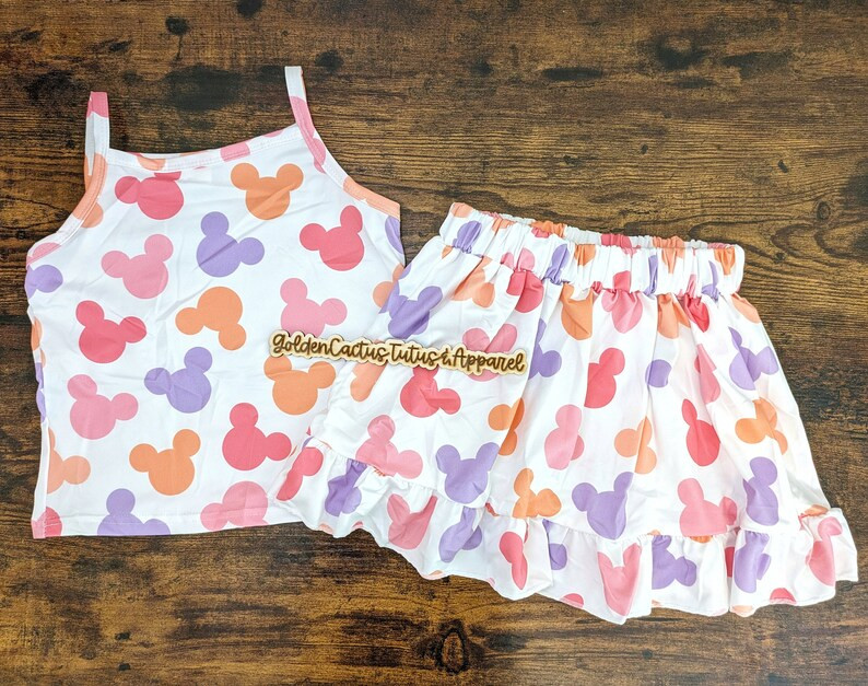 Pretty Mouse Tank Skirt Theme Park Summer Set Outfit PRE ORDER - Etsy | Etsy (US)