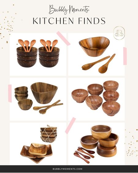 Elevate your culinary experience with the natural beauty of wooden kitchen utensils and serveware. Crafted from high-quality wood, these kitchen essentials bring warmth and elegance to your cooking space while offering durability and functionality. From classic wooden spoons and spatulas to stylish cutting boards and serving trays, each piece adds a touch of rustic charm to your meal preparation and presentation. Shop now and infuse your kitchen with the timeless appeal of wooden utensils and serveware! #WoodenUtensils #Serveware #KitchenEssentials #RusticCharm #ShopNow #CookingInStyle #NaturalBeauty

#LTKHome #LTKStyleTip #LTKFamily