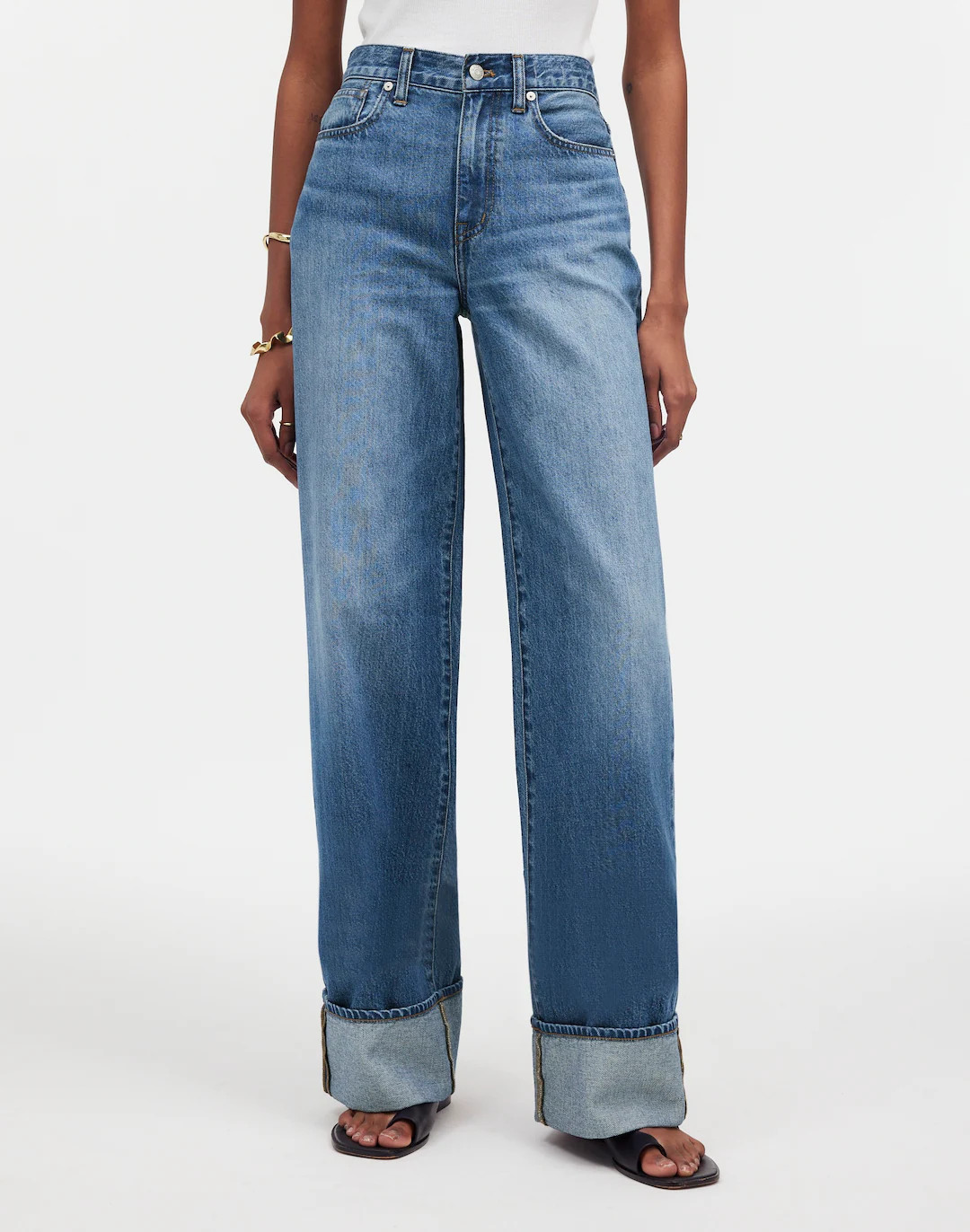 Superwide-Leg Jeans in Fannin Wash | Madewell