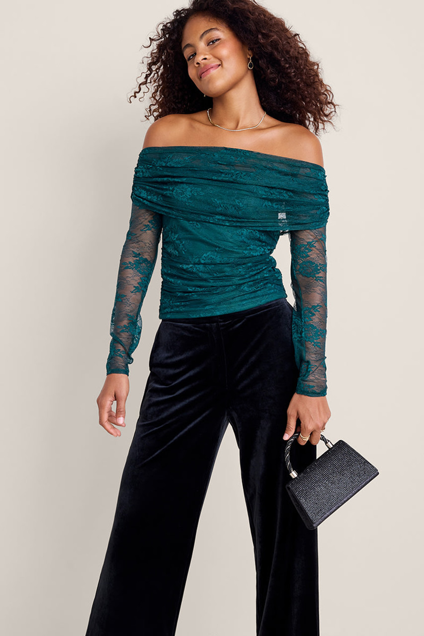 Kristine Off the Shoulder Lace Top | Francesca's