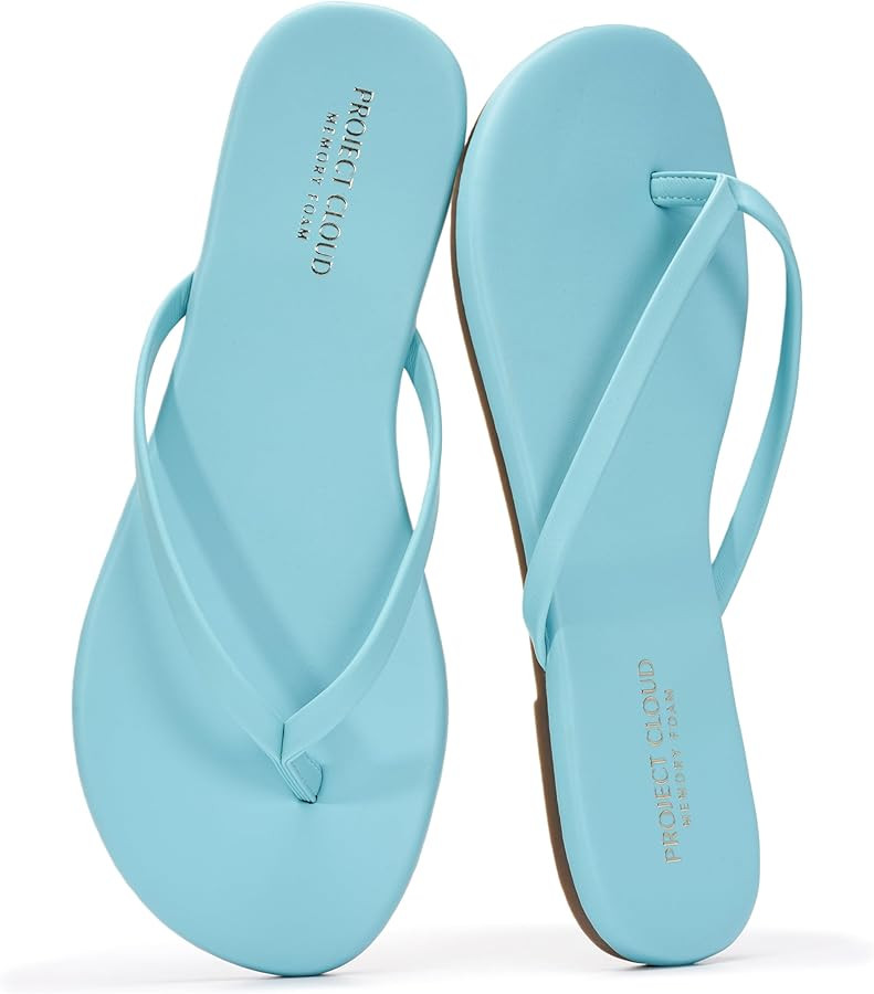 Project Cloud Flip Flops for Women Footwear- Lightweight and Memory Foam Insole Sandals for Women... | Amazon (US)