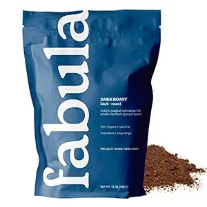Fabula Coffee Dark Roast Freshly Ground - Organic - Low Acid - Single Origin - Non-GMO - Mold Fre... | Amazon (US)