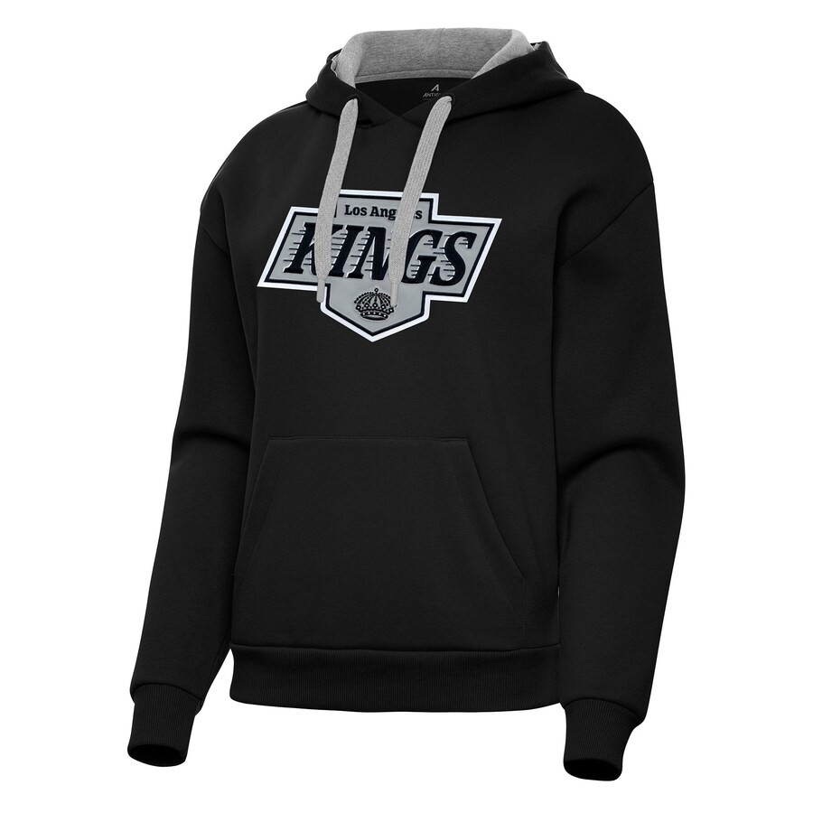 Los Angeles Kings Antigua Women's Victory Pullover Hoodie - Black | Fanatics