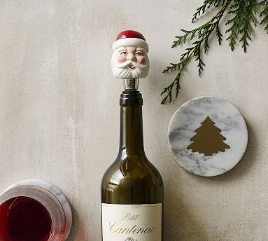 Santa Wine Stopper | Pottery Barn (US)