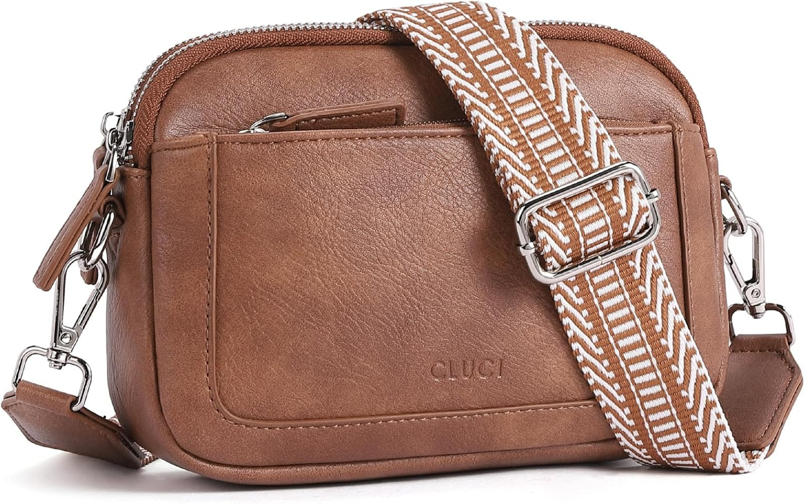 Belt Bag for Women, Mini Everywhere Crossbody Waist Bag Adjustable Strap, Vegan Leather Women's F... | Amazon (US)