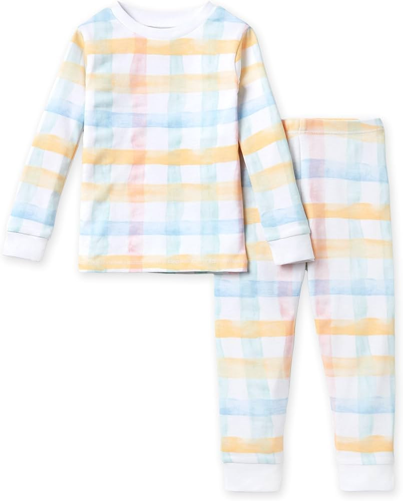Burt's Bees Baby Baby Boys' Pajamas, Tee and Pant 2-Piece Pj Set, 100% Organic Cotton | Amazon (US)