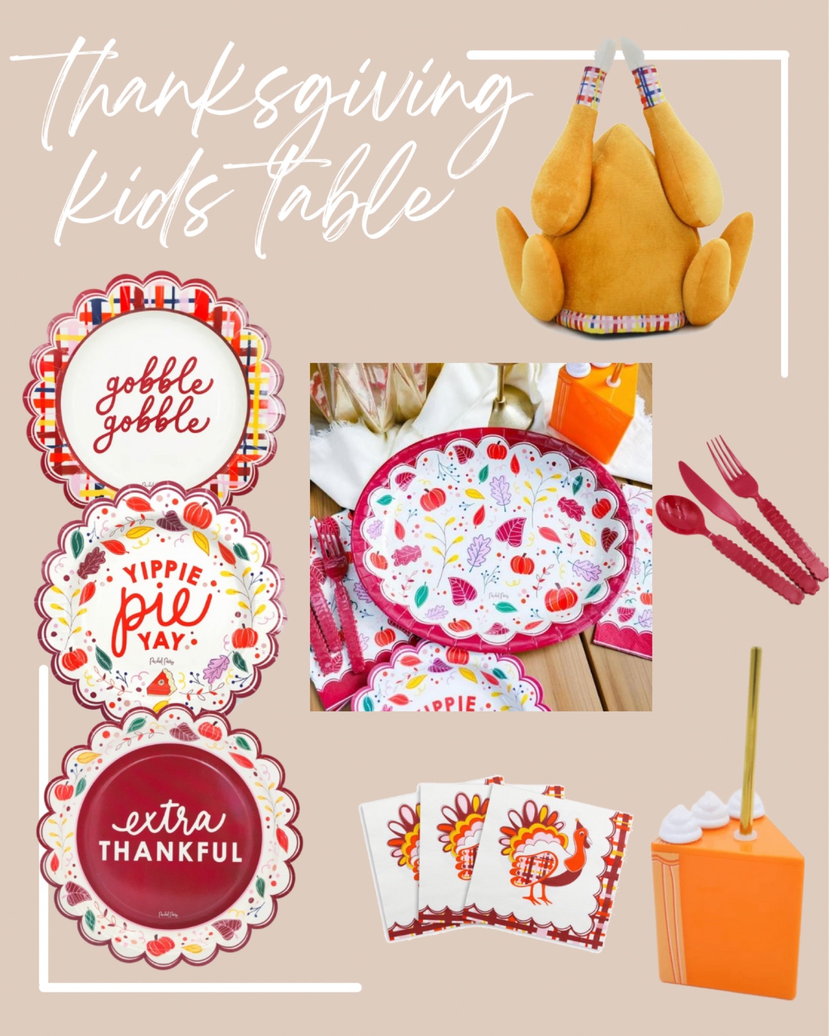 Thanksgiving kids table decor 

#LTKHoliday #LTKhome #LTKSeasonal