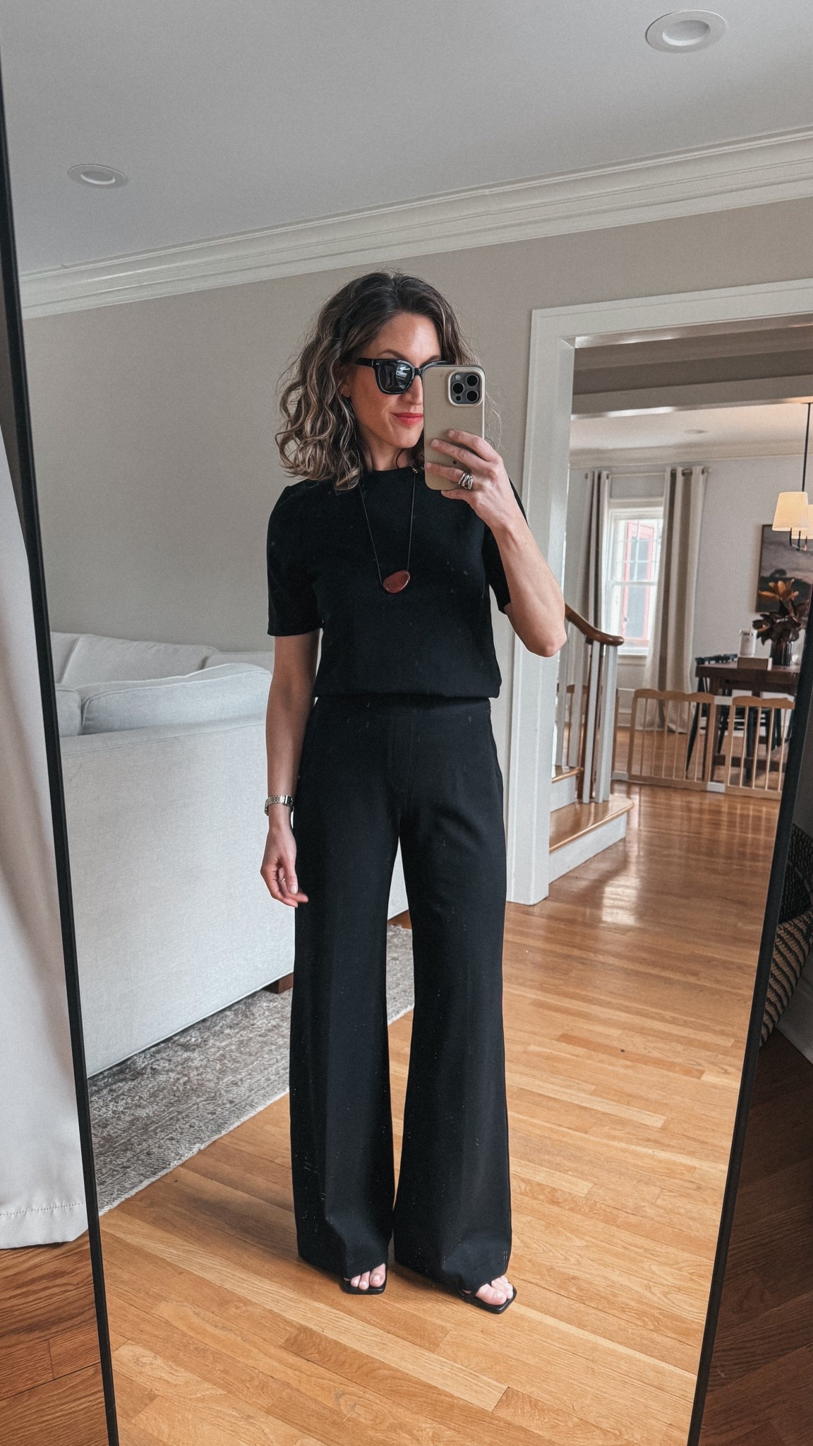 New in from Spanx ✨

Ribbed Knit Crewneck Tee, S, I sized up

Super smooth PerfectFit Ponte Wide Leg Pant, XSP, TTS

#spanxpartner

#LTKWorkwear #LTKOver40