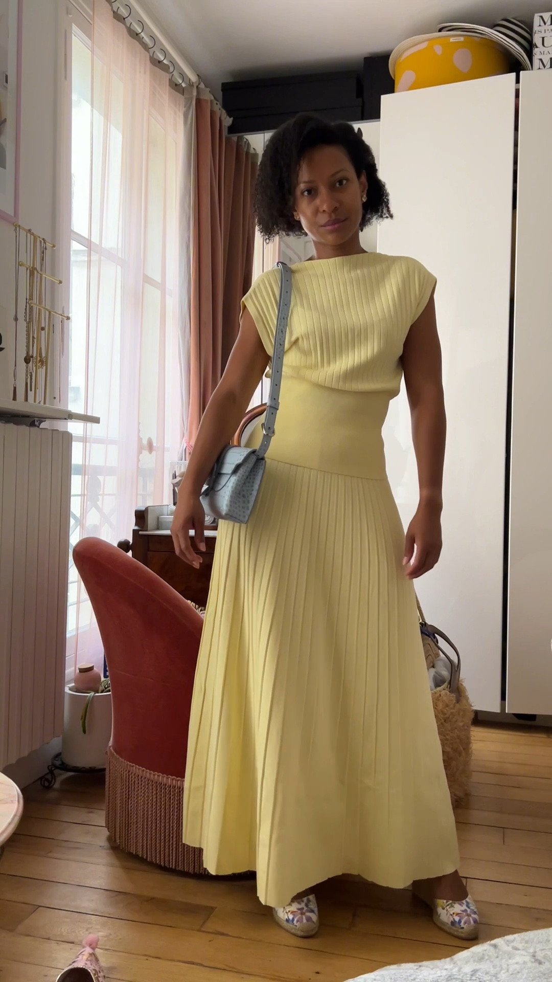 Knit maxi outlet skirt video