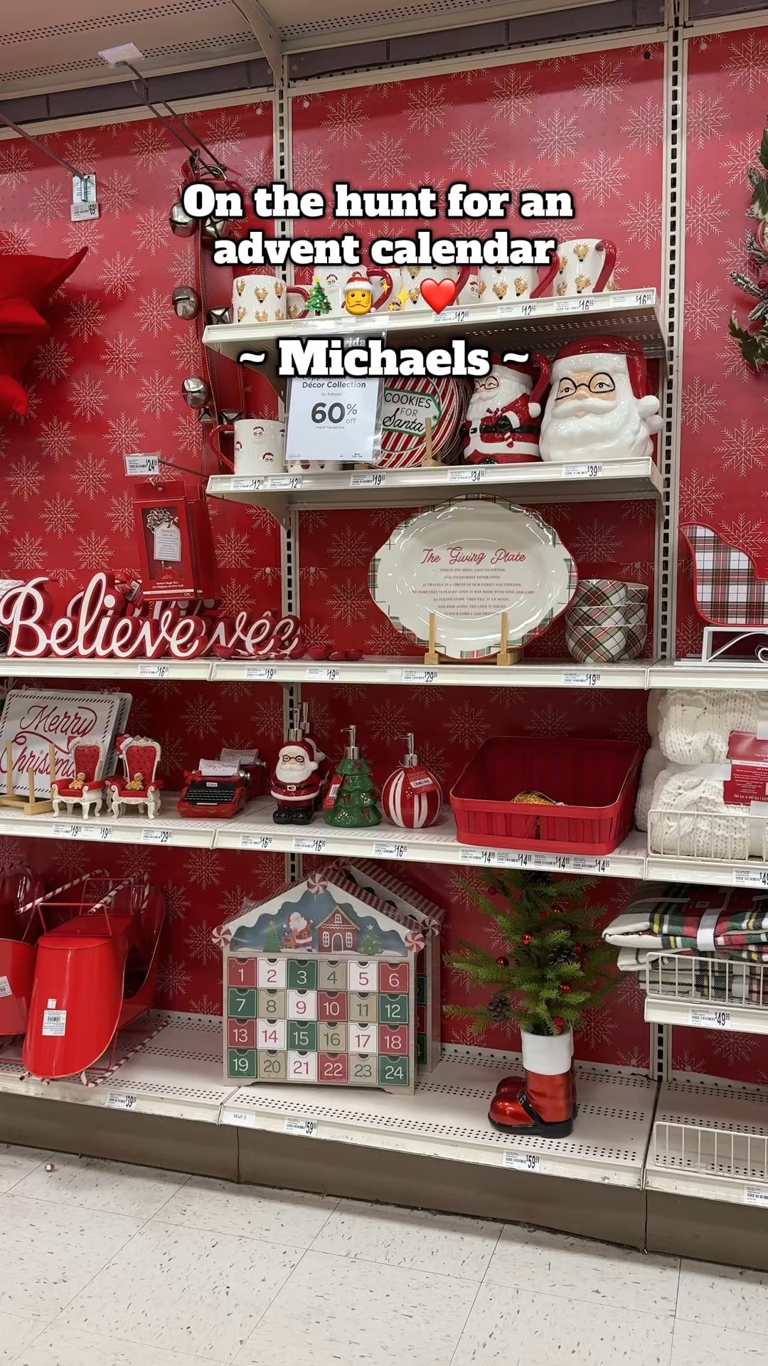 Found this perfect advent calendar at Michael’s! 🎄❤️ hyped to use this as a staple tradition for years to come!

#LTKCyberWeek #LTKHoliday #LTKSeasonal