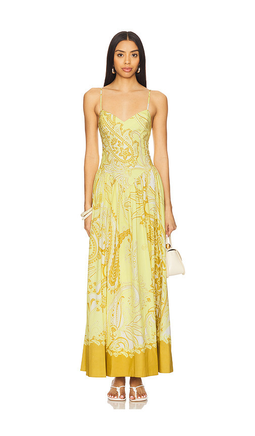 HEMANT AND NANDITA Long Dress in Yellow. Taglia L. Also in S, XS, XXL, XXS. | Revolve Clothing (Global)