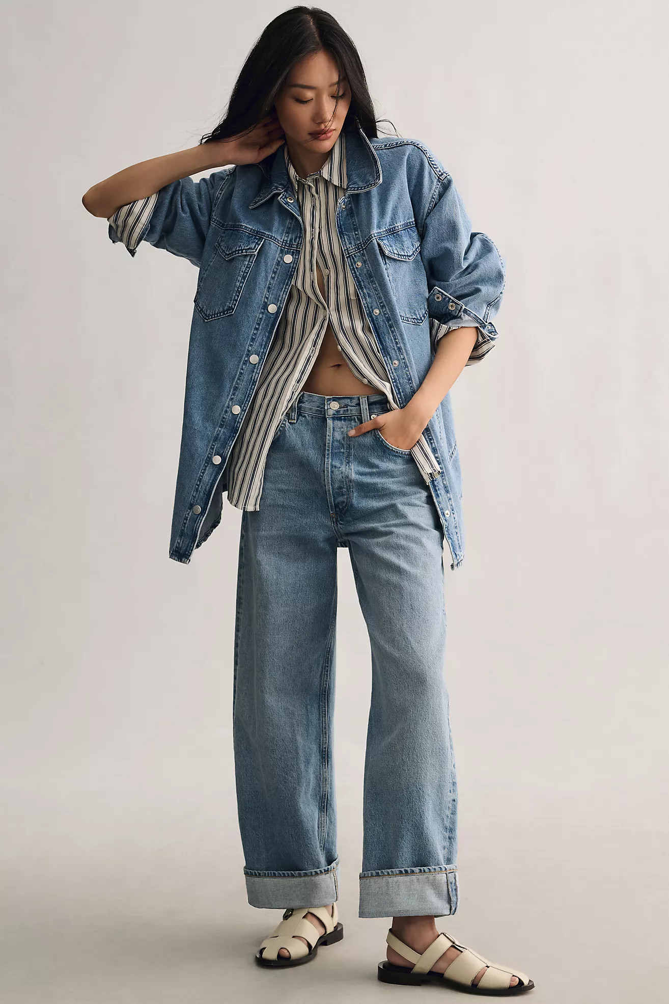 Citizens of Humanity Ayla High-Rise Wide-Leg Jeans | Anthropologie (US)
