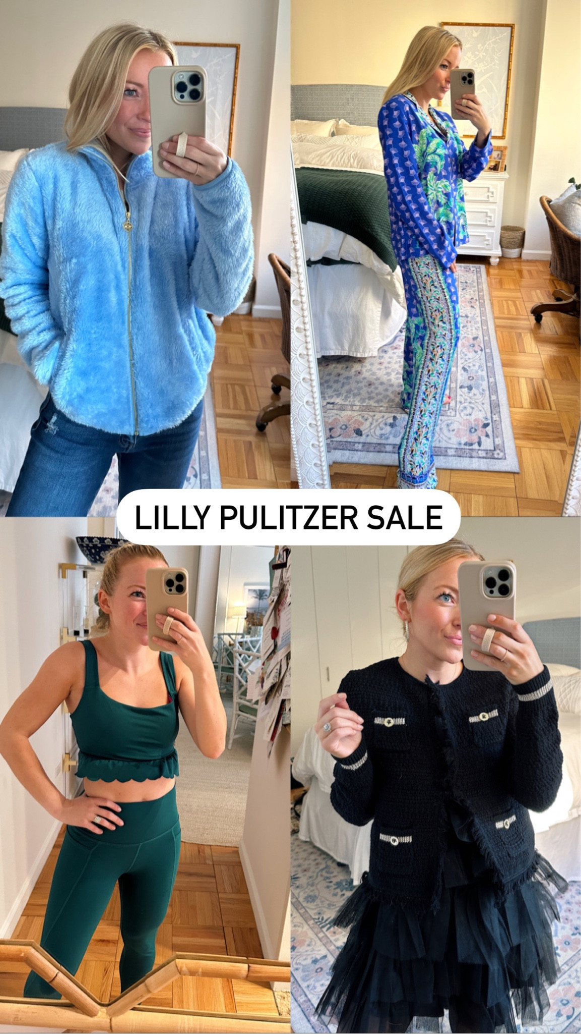 Lilly Pulitzer Black Friday SALE! Everything runs true to size 🤗 #LillyPulitzer #pajamas #workoutset #cardian #fleece 

#LTKsalealert #LTKSeasonal #LTKCyberweek