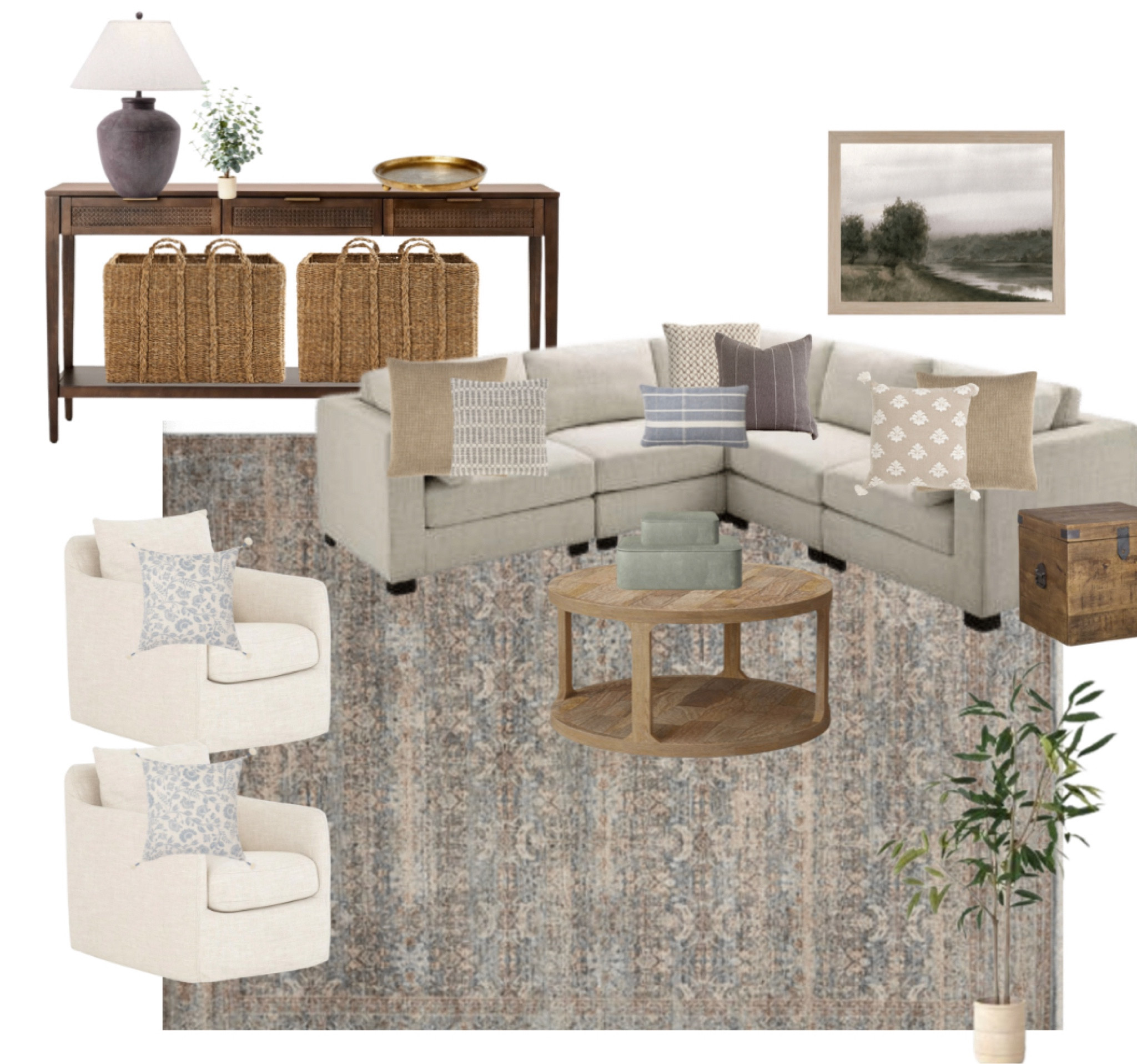 Transitional family room design board 

Home decor, living room, rug, coffee table, dining room, lamp, accent chairs, faux greenery, Target finds, throw pillows, entry decor

#LTKstyletip #LTKhome #LTKfamily