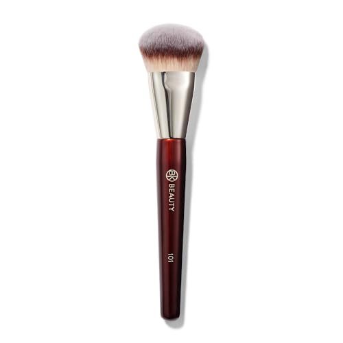 BK BEAUTY BRUSHES - 101 CONTOURED FOUNDATION BRUSH - Contoured Foundation Brush - Foundation Make... | Amazon (US)