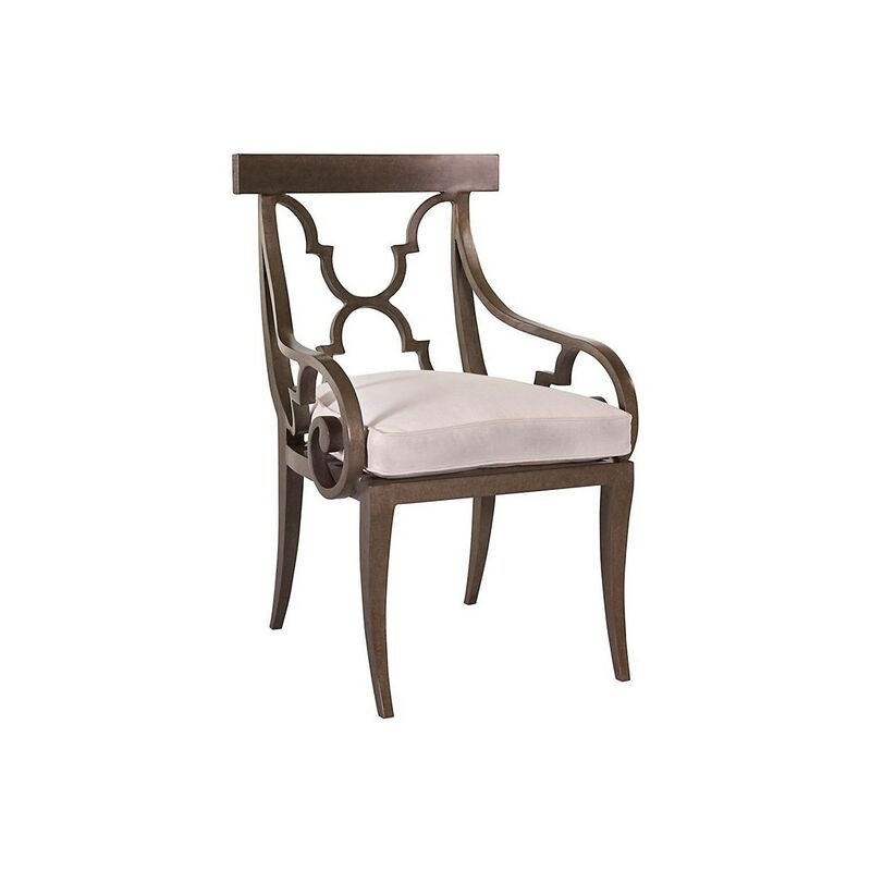 Hemingway Florentine Armchair, Natural Sunbrella | One Kings Lane