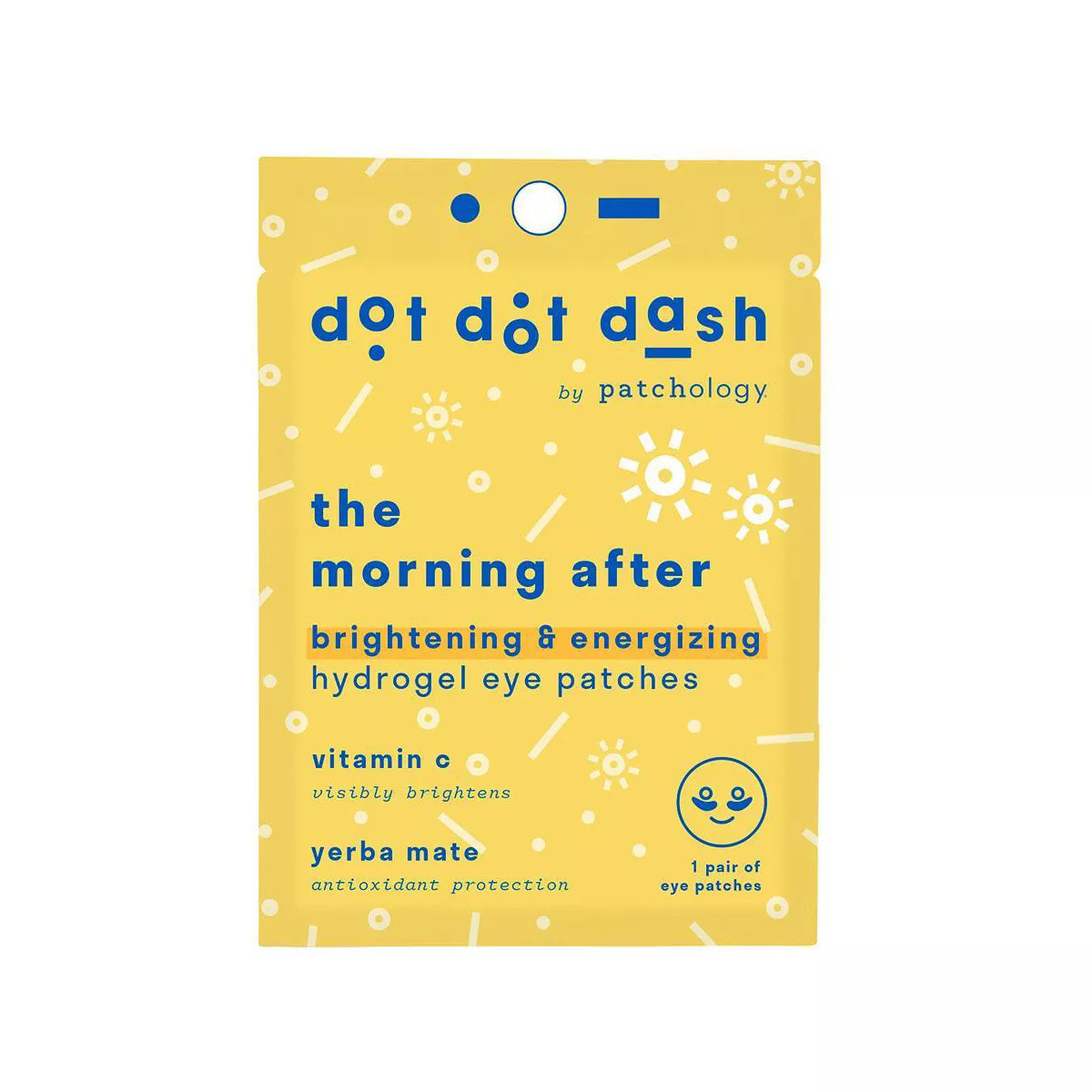 Dot Dot Dash The Morning After Brightening & Energizing Hydrogel Eye Patches - 0.45oz | Target