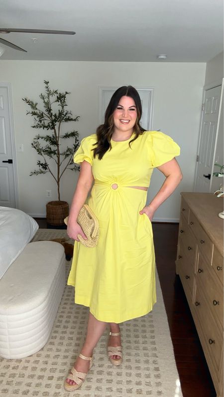 Midsize spring outfit! Feeling like sunshine in this dress ☀️ it’s perfect for spring, Easter, or even vacation! I shared this dress a few weeks ago in blue and I had to go back for yellow! 

Anti chafing shorts - L/XL
Dress - XL 
Heels - 10 

Walmart fashion, spring fashion, spring dress, Easter dress, Easter outfit, Walmart dress, spring Walmart 

#LTKSeasonal #LTKstyletip #LTKmidsize