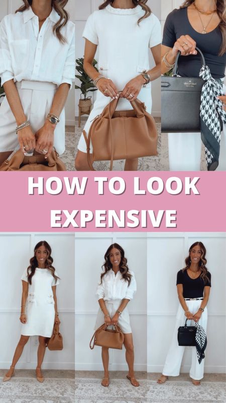 ✨How to Look Expensive on a Budget in Summer

1. Textures - fabrics such as tweed, linen and lace can really add interest into an outfit making it more appealing. 

2. Pattern - adding a pop of pattern can really take your outfit to the next level. Try a gingham collared shirt under a sweater, striped shirt or houndstooth scarf.

3. Structure - gives you a more polished feel. Try add with a blazer, bag or trousers.  


#LTKstyletip #LTKfindsunder50 #LTKsalealert