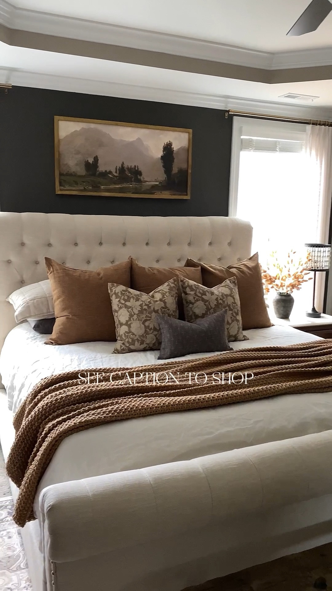 Cozy Fall Bedroom

All it takes is a few touches of fall to create a cozy new look. 

Upholstered sleigh bed, throw blankets, euro shams, throw pillows, lumbar pillow, pillow inserts, duvet cover, duvet insert, fall stems, black vase, vintage wall art, noodle bench, gold pears, Ruggable rug

#LTKhome #LTKVideo #LTKSeasonal
