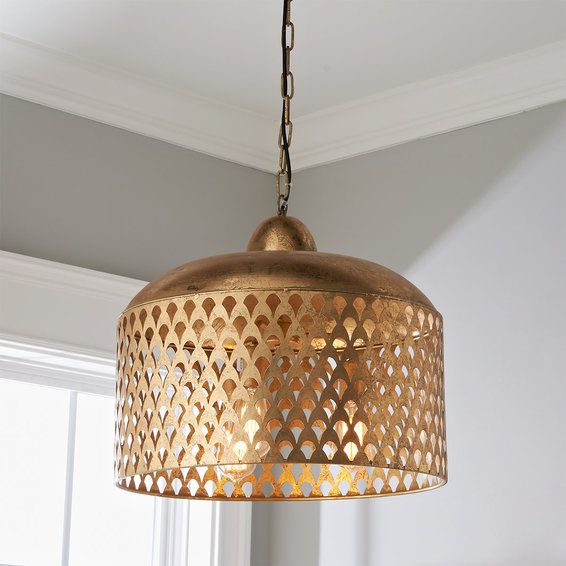 Fan Screen Metal Pendant | Shades of Light