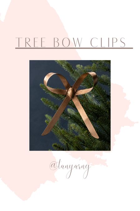 Tree bow clips 

#LTKunder50 #LTKSeasonal #LTKHoliday