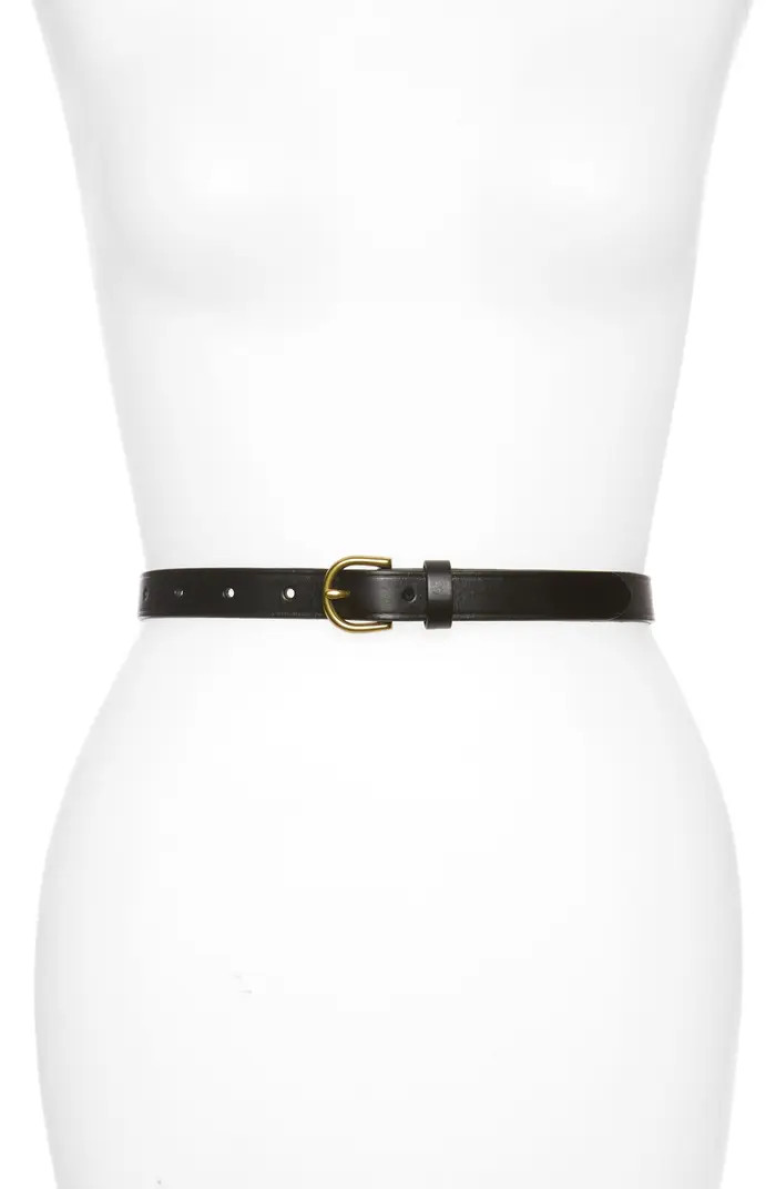 Skinny Perfect Leather Belt | Nordstrom