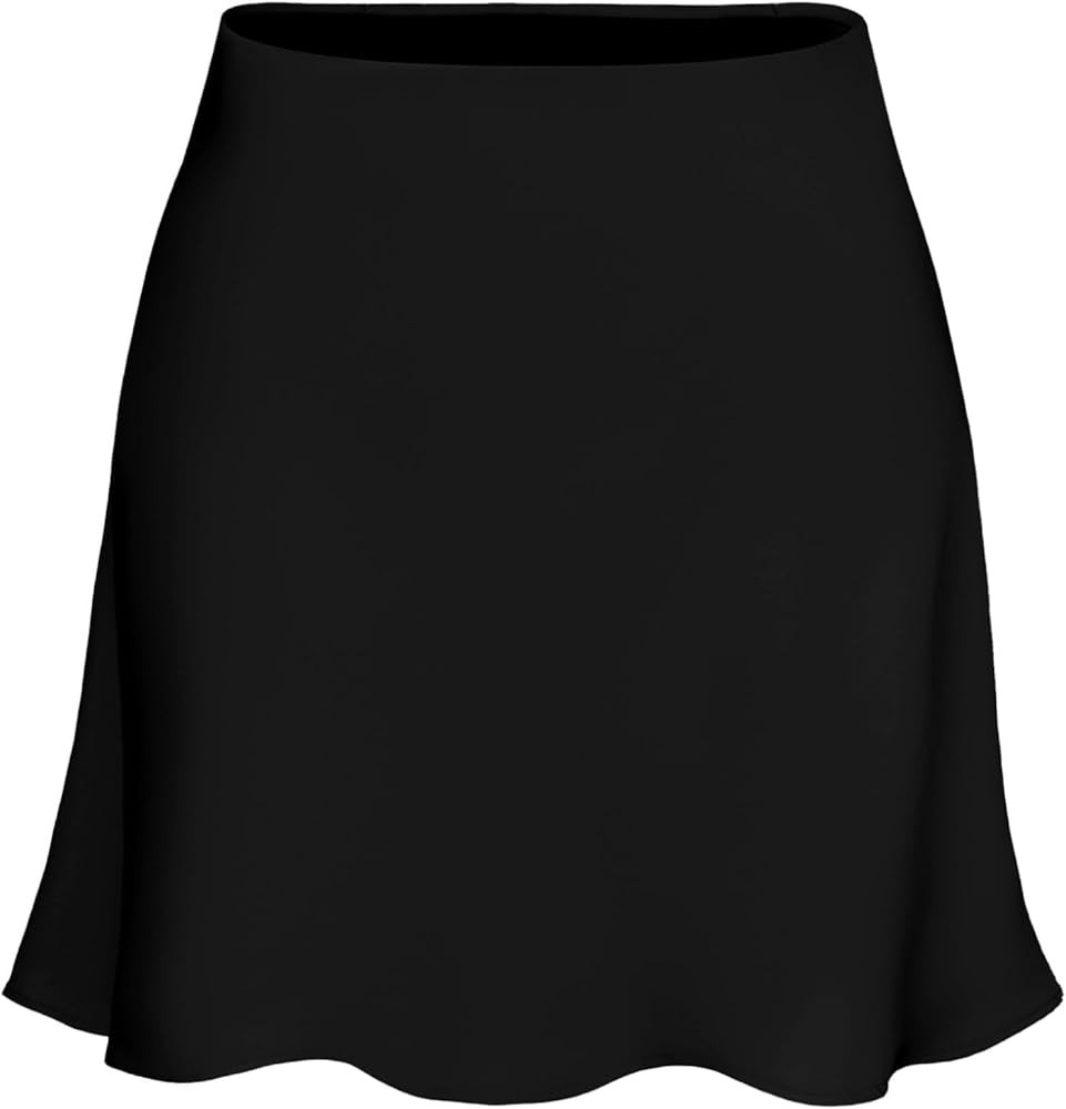 ALCEA ROSEA Women's Elegant Silky Satin Mini Skirt High Waist Short Skirt Leopard Print Mini A Li... | Amazon (US)