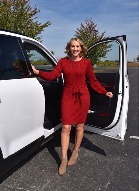 The cutest Amazon sweater dress would be so perfect for family photos! The burgundy color is gorgeous! I sized up to medium. And I adore these fun and comfy western booties! 

#LTKSeasonal #LTKstyletip #LTKHoliday