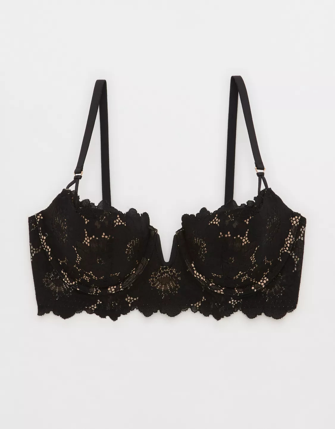 Aerie Real Power Balconette Poppy Lace Bra | Aerie