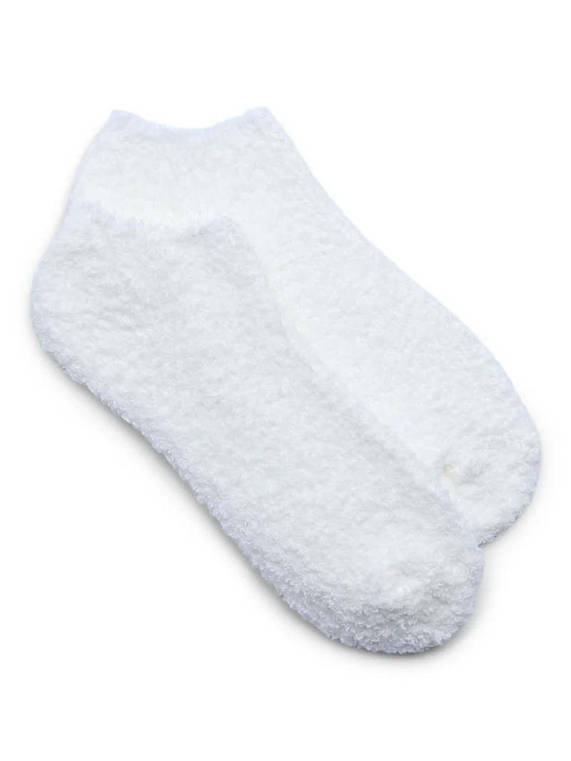 No Boundaries Low Cut Cozy Socks, 1-Pack, Women's, Size 4-10 | Walmart (US)