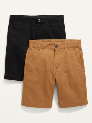 Straight Uniform Shorts 2-Pack for Boys (At Knee) | Old Navy (US)