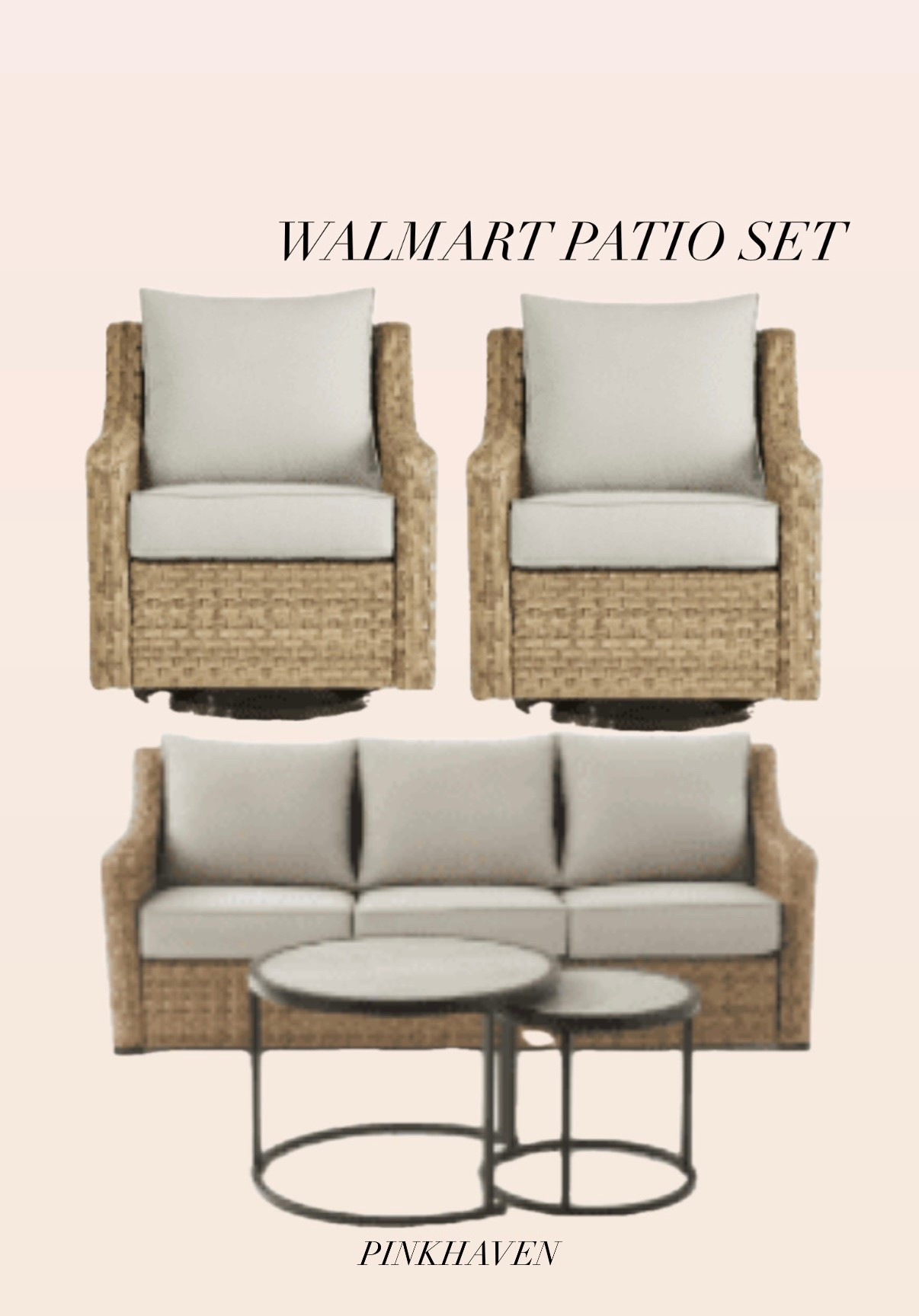 Walmart 5pc patio set 

#patio #fivepiece #home #furniture #walmart #walmartfind #patioset 

#LTKHome #LTKSaleAlert #LTKU