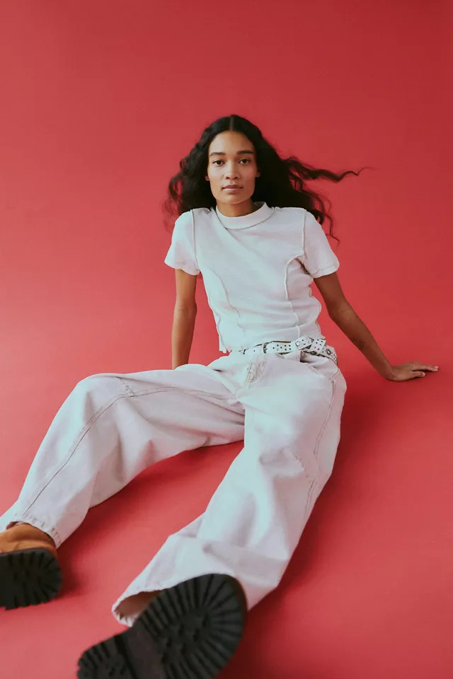 BDG Katie Seamed Baby Tee | Urban Outfitters (US and RoW)