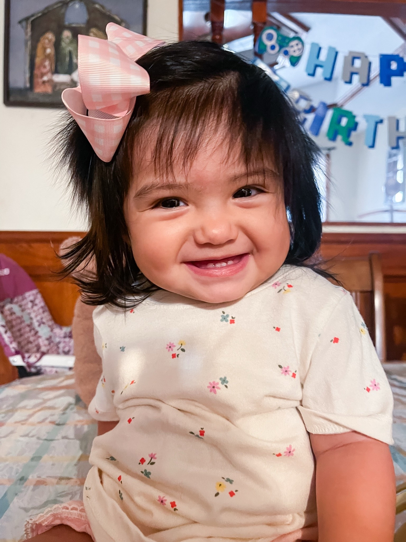 Cute summer and spring baby outfit! Super affordable too and currently on sale! Gingham bow is hobby lobby!

#LTKBaby #LTKSaleAlert #LTKmomlife