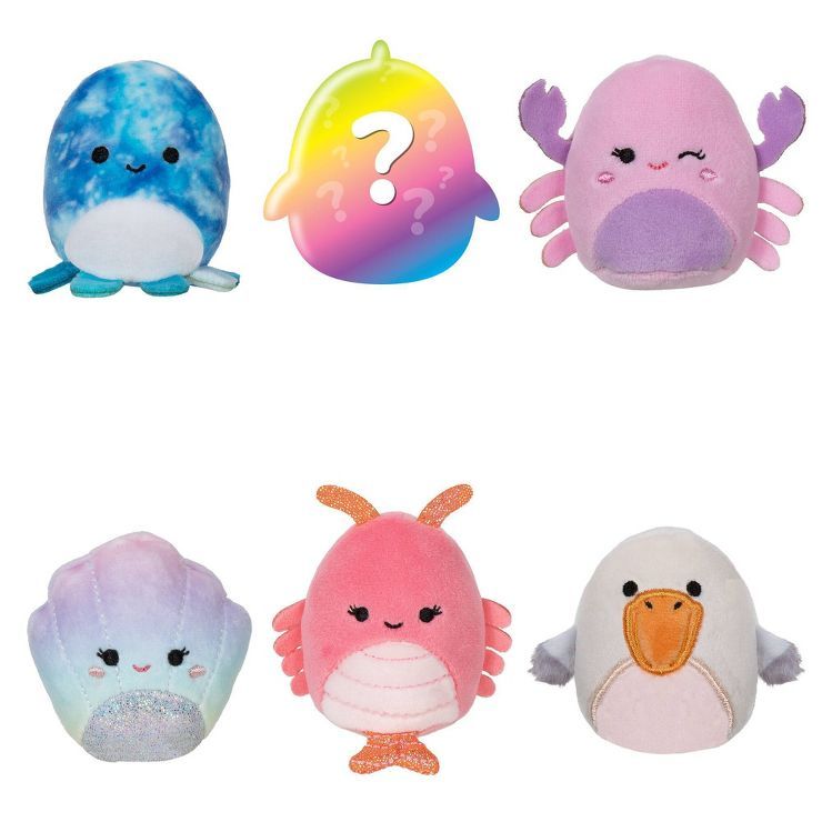 Squishville By Squishmallows Beach Day Squad 2" Plush Toy – 6 pack | Target