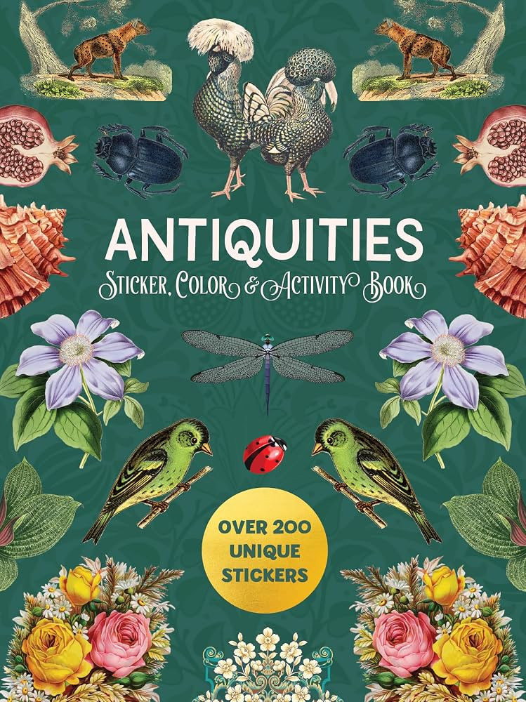 Antiquities Sticker, Color & Activity Book: Over 200 Unique Stickers | Amazon (US)