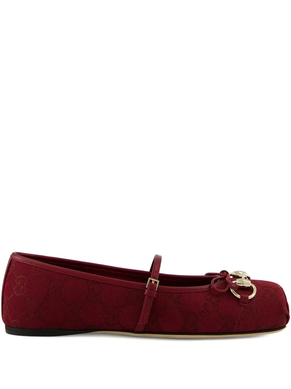 Gucci GG ballet flats - Red | Farfetch Global