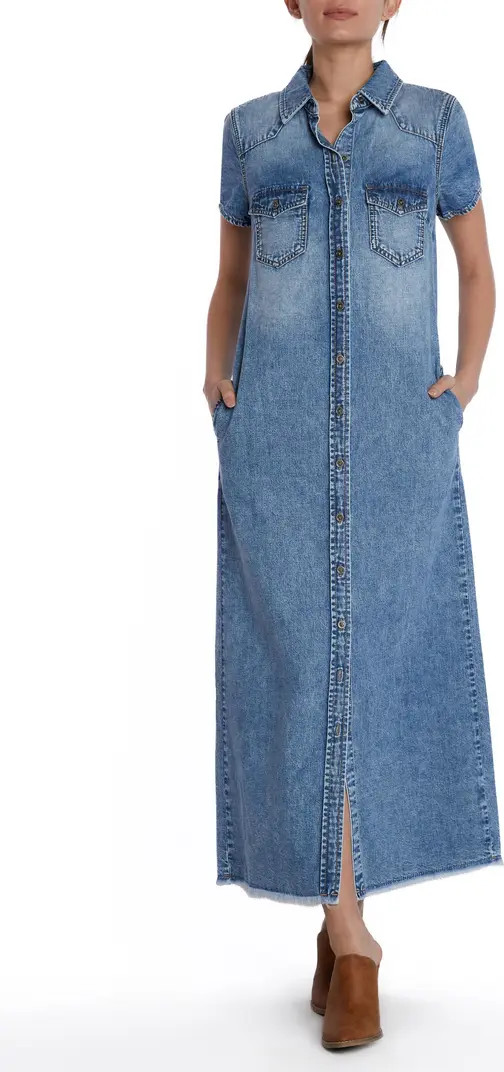 Denim Maxi Shirtdress | Nordstrom Rack