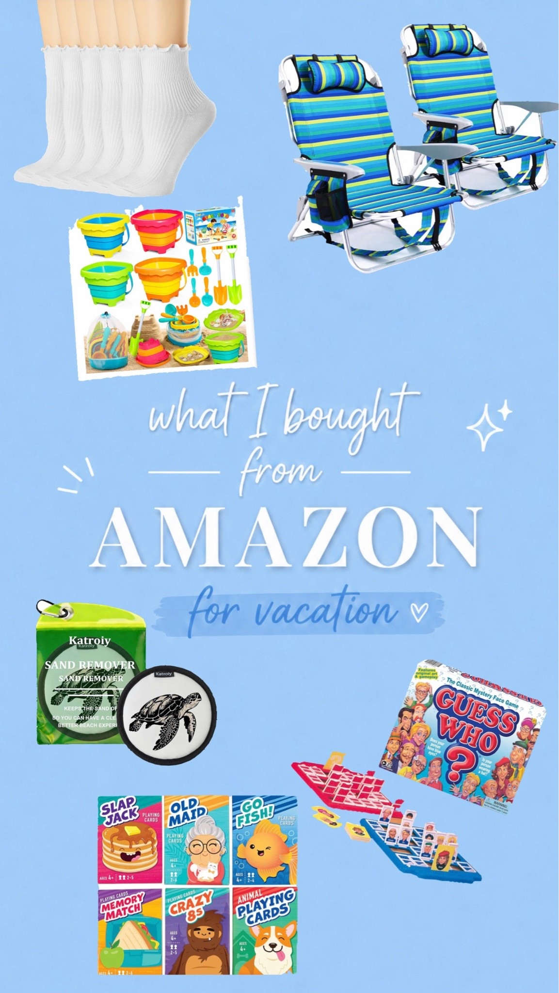 Amazon must haves for vacation!

Beach chairs, beach toys, kid games

#LTKTravel #LTKKids