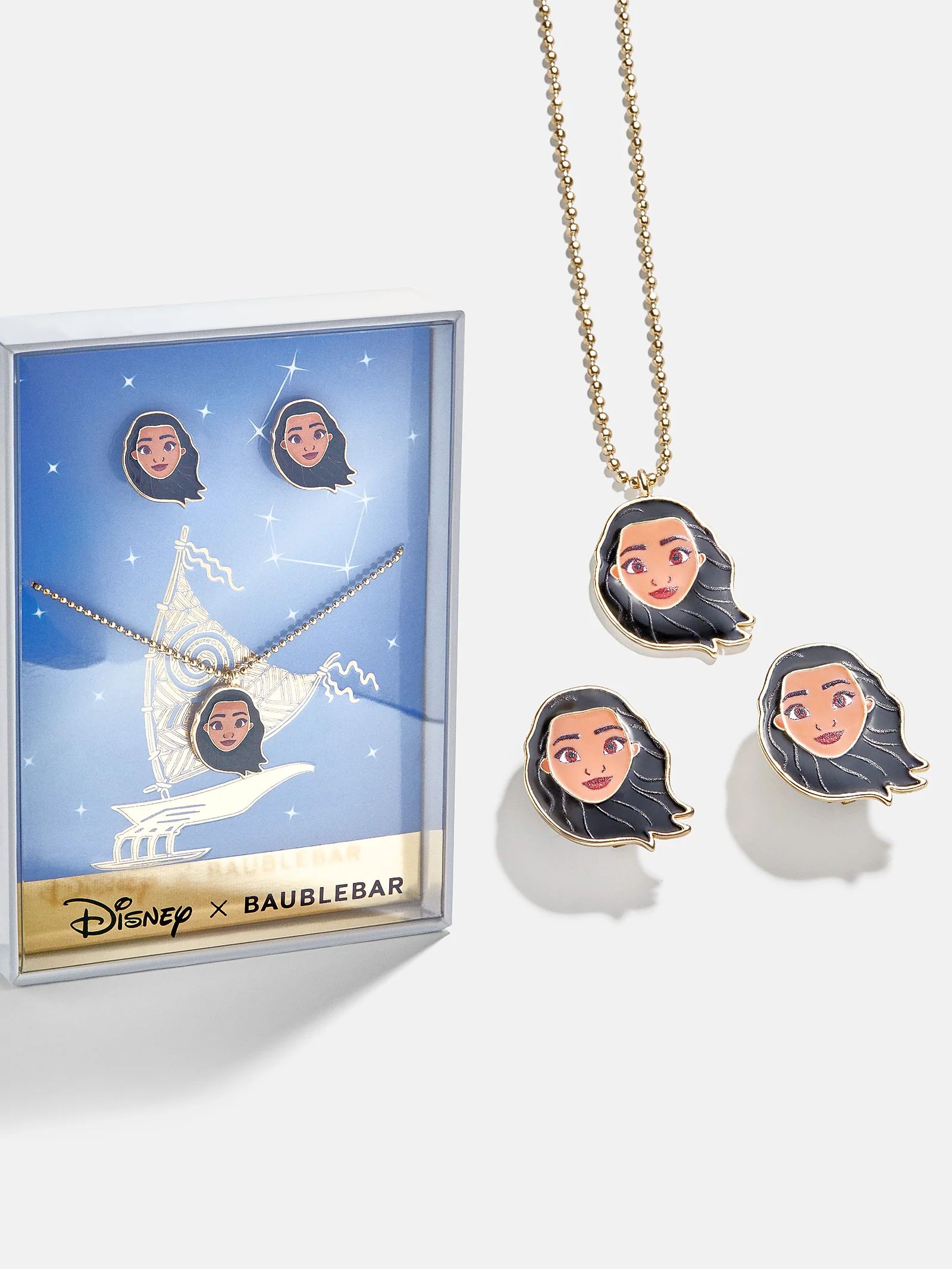 Moana Disney Princess Kids' Jewelry Set | BaubleBar (US)