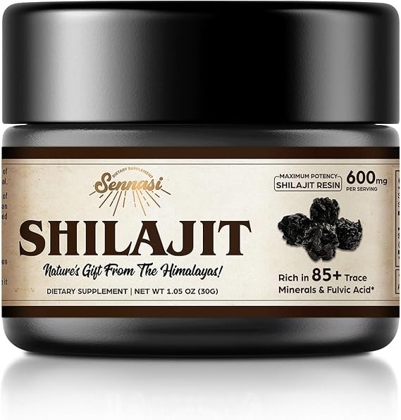 Shilajit Pure Himalayan Organic Shilajit Resin - 600mg Maximum Potency Natural Organic Shilajit R... | Amazon (US)