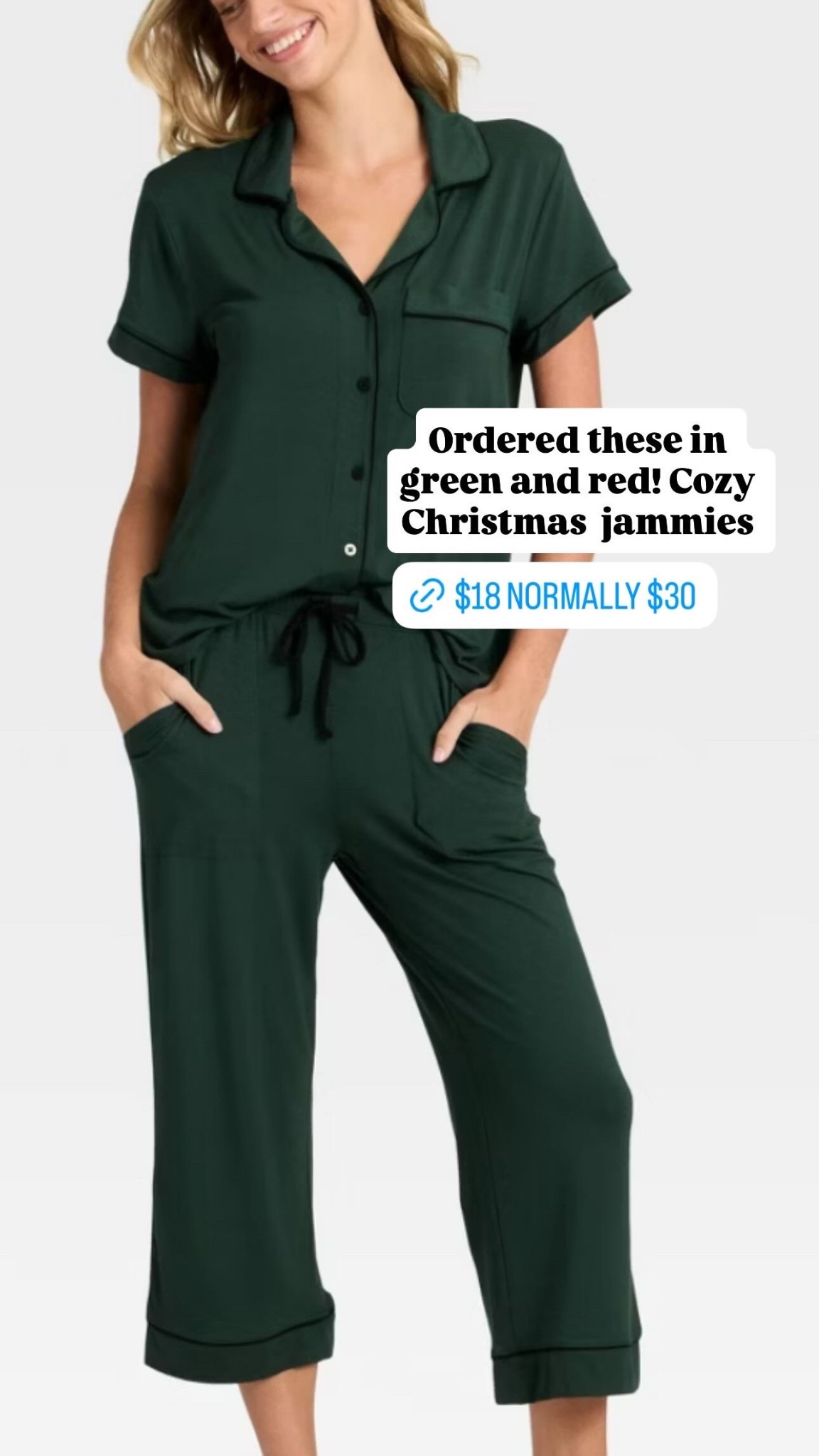 I’m so excited for these cozy Christmas jammies I found on sale! I ordered the green and red. 

#LTKCyberWeek #LTKHoliday #LTKSaleAlert
