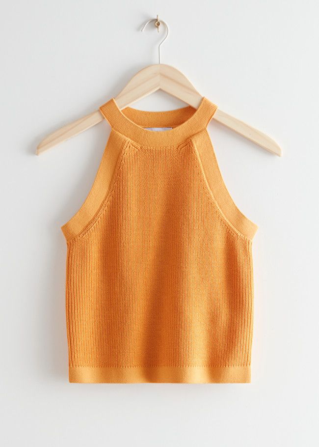 Fitted Halter Knit Top | & Other Stories (EU + UK)